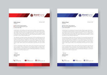 Creative letterhead design