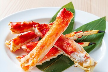 北海道の美味しいタラバガニ