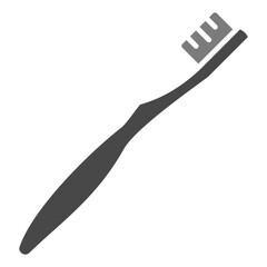 Toothbrush Greyscale Glyph Icon