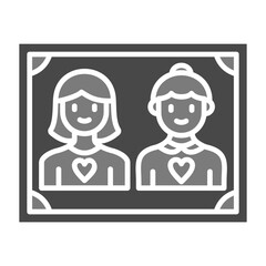 Family Greyscale Glyph Icon