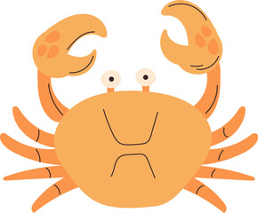 crab sea animal cartoon art