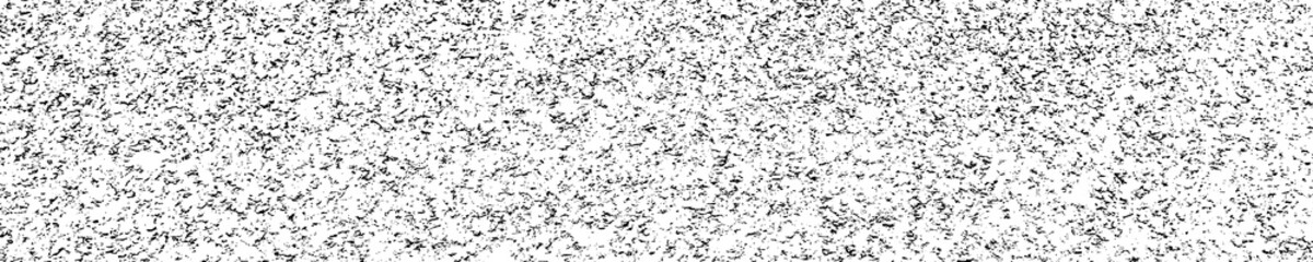 Black Grainy Texture Isolated On White. Panoramic Background. Dust Overlay. Dark Noise Granules. Wide Horizontal Long Banner For Site. Vector Illustration, EPS 10.