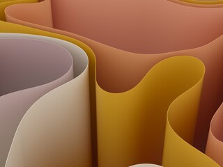 Abstract background wave. 3d illustration