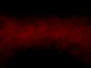 Red mist in the darkness. The graphics generated by the tablet are used for graphics and backgrounds.