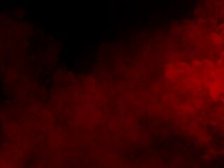 Red smoke background. Illustration created from a tablet, used as a background in abstract style.