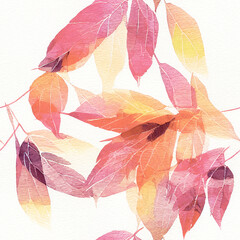 Seamless tile background, fall, digital art