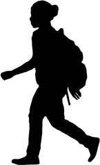 silhouette design various people's activities