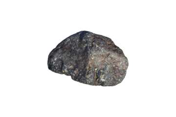 Rock boulder, png stock photo file cut out and isolated on a transparent background