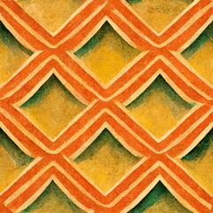 Art Deco style design geometric seamless pattern earthy colors ornamental wallpapers fashion print elegant rich modern oriental classic royal stylish monochrome textile