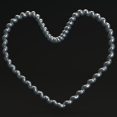 Silver Heart Exlcusive Fashion Jewelry Design - 532944469