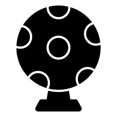 Trendy vector design of hologram, solid editable icon