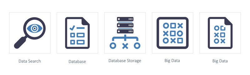 Fototapeta premium Data Search, database and Database Storage