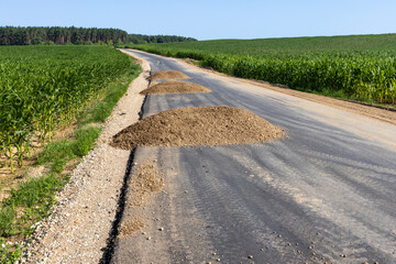 Construction and repair of a new highway in rural areas