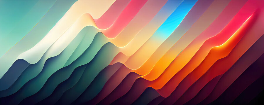 Colorful abstract lines wallpaper background texture