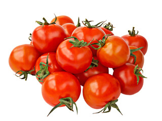Cherry tomatoes heap isolated png