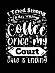 Coffee Creative typography t shirt design vector