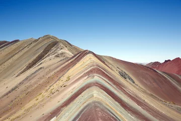 Crédence de cuisine en verre imprimé Vinicunca View of Rainbow Mountain. Cusco Region, Peru