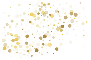 Gold glitter confetti, great design for any purpose. Party decor.