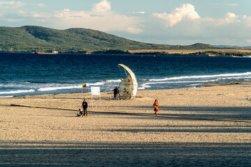 The bay of Burgas, Black sea coast