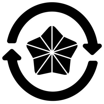 repurchase solid icon