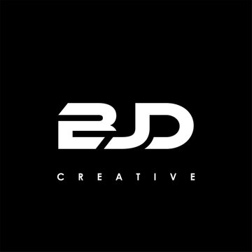 BJD Letter Initial Logo Design Template Vector Illustration