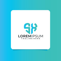  sx letter design for logo and icon.az typogsxphy for technology, business and real estate bsxnd.az monogsxm logo.vector