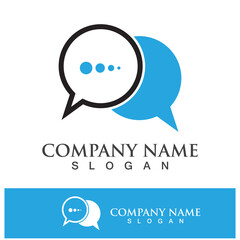 Speech bubble icon vector illustration