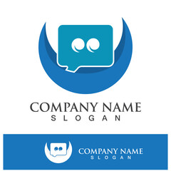 Speech bubble icon vector illustration