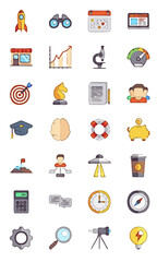 iconpack design for profiles and presentations