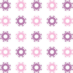 pattern design with abstract ornament motif