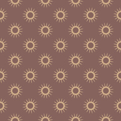 pattern design with abstract ornament motif