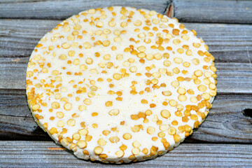 Chickpeas candy disc sweets, an Eastern candy made as a celebration of the prophet's Mohamed...