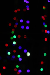 Colorful abstract lights blurred background