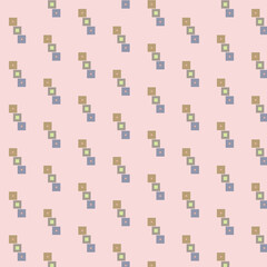 abstract geometric seamless pattern with squares