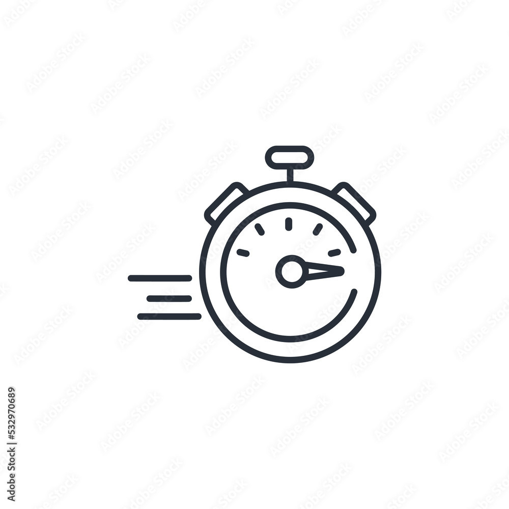 Poster fast delivery icons symbol vector elements for infographic web