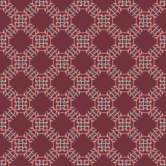 pattern design with abstract ornament motif