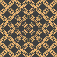 pattern design with abstract ornament motif