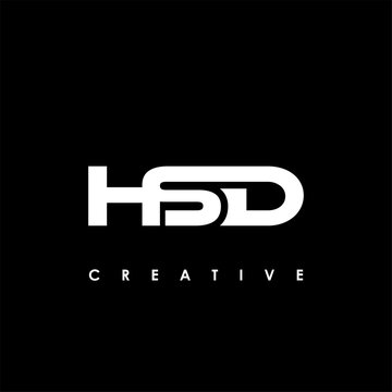 HSD Letter Initial Logo Design Template Vector Illustration