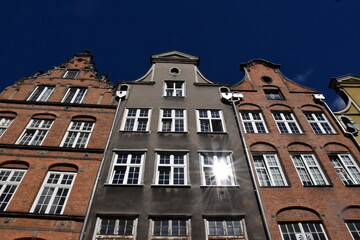 Fototapeta na wymiar Häuser in der Altstadt von Danzig