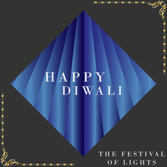 Happy Diwali With Free Vector