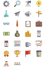 iconpack design for profiles and presentations