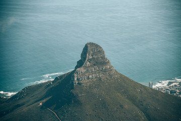 Lions head in Cape Town South Africa
