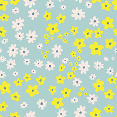 seamless pattern with flowers