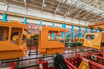 Production shop of a machine-building plant.