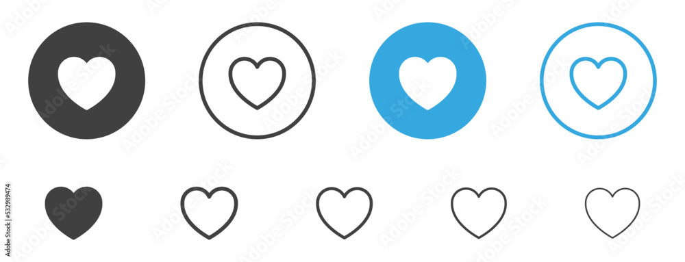 Aufkleber add to favorite icon heart icon button - save icon bookmark symbol - like love icon button