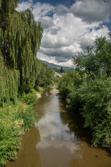 small river in Prundu Bargaului, bISTRITA,Romania, 2022