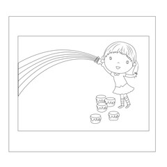 funny kids activities coloring page  