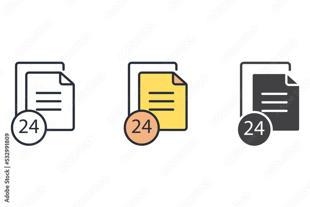 Poster contact form icons symbol vector elements for infographic web