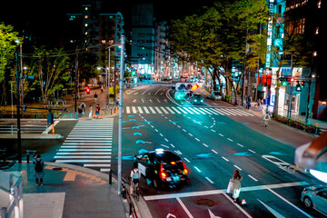 渋谷の夜景（東京都渋谷区）