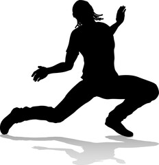 Street Dance Dancer Silhouette